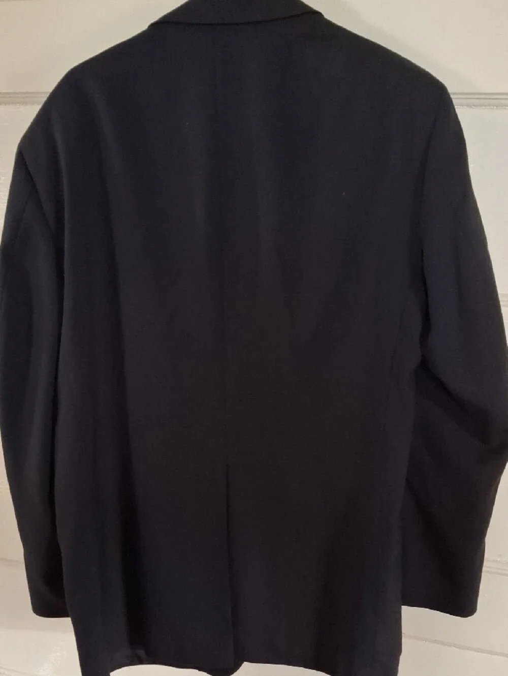 Haggar Black Sport Coat with Gold Buttons